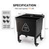 ROVSUN Commercial Mop Sink on Wheels, Plastic Floor Mop Slop Sink - 4 of 4