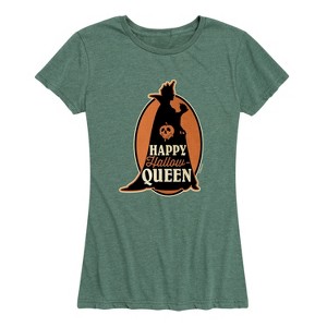 Women's - Disney Villains - Happy Hallowqueen Short Sleeve Graphic T-Shirt - 1 of 4