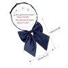 INSPIRE CHIC Women's Pre-Tied Bowknot Solid Color Ribbon Bow Ties - 2 of 4