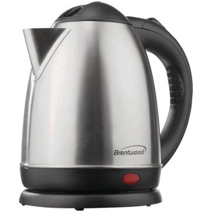 Brentwood 1.5-Liter Stainless Steel Cordless Electric Kettle (Stainless Steel) in Silver - 1 of 4