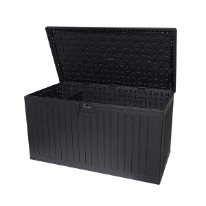Okak 260/230/100 Gallon Waterproof Deck Box, Lockable Patio Storage Box, Outdoor Storage for Patio Furniture, Pool Accessories - 1 of 4