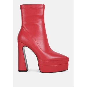 Dextra High Platform Ankle Women Boots - 1 of 4