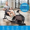 Rowing Machine, Water Rower Machine for Home, Extended Slide Rail with Max 350lb Weight Capacity - 4 of 4