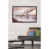 Trends International Roller Coaster Bridge Framed Wall Poster Prints - 2 of 4