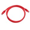 Monoprice Cat6 Ethernet Patch Cable - 3 Feet - Red | Network Internet Cord - RJ45, Stranded, 550Mhz, UTP, Pure Bare Copper Wire, 24AWG - 4 of 4
