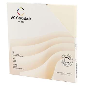 Quartz – 12x12 Pink Cardstock 80 lb Textured Bazzill Scrapbook Paper 25 Pack