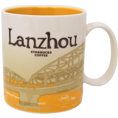 Starbucks Global Icon Series Lanzhou Ceramic Mug, 16 Oz