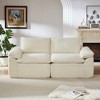 AENKYO Modular Cloud Sofa Set - Corduroy Modular Sectional Couch with Pillows, Living Room Sectional with Deep Seating & No Tools Assembly, Beige - 3 of 4