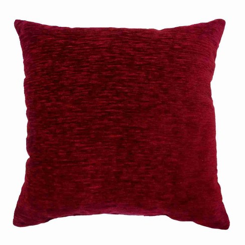 Solid Square Throw Pillow Red Threshold Target