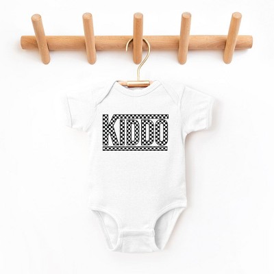 The Juniper Shop Kiddo Checkered Baby Bodysuit