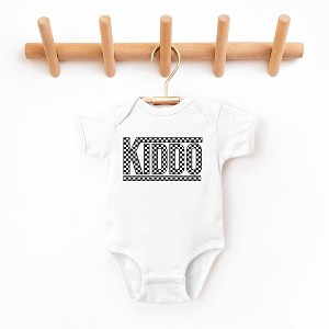 The Juniper Shop Kiddo Checkered Baby Bodysuit - 1 of 3