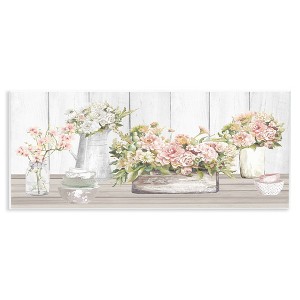 Stupell Industries Farm Table Bouquet Still Life, 17" x 7" - 1 of 4