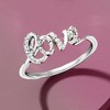 Pure Collection by Ross-Simons Diamond "Love" Ring in Sterling Silver - 4 of 4