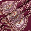 RT Designers Collection Bonnie Macrame Rod Pocket Room Darkening Curtain Panels for Living Room 52" x 84" Burg - 4 of 4
