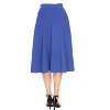 Women's Flared Midi Skirt with pockets - White Mark - 3 of 3