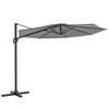 Sonkuki 10 FT Patio Cantilever Umbrella, Outdoor Round Offset Sturdy Umbrellas 360° Rotation - 2 of 4