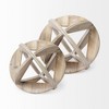 HomeRoots 7" Brown Metal Tabletop Sculpture - 4 of 4