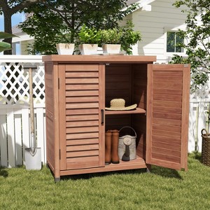 Garden Potting Bench with Storage - 1 of 4