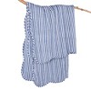 Martha Stripe Taupe Quilted Throw - Levtex Home - 4 of 4