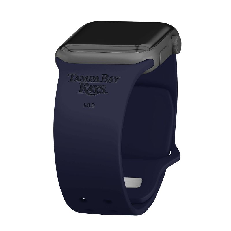 MLB Tampa Bay Rays Wordmark Engraved Apple Watch Band, 1 of 4
