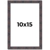 PosterPalooza | Photo Size Slim Profile Brown Frame - UV Acrylic, Foam Board Backing, Hanging Hardware - 2 of 4