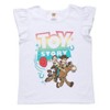 Disney Pixar Toy Story Woody Buzz Lightyear Forky Girls 3 Pack Graphic T-Shirts Toddler - 2 of 4