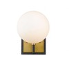 Z-Lite Parsons 1 - Light Wall Light in  Matte Black/Olde Brass - 3 of 3