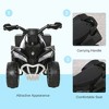 Resenkos Toy Car,NO Power Kids Ride On Push Car, Ride Racer, Foot-to-Floor Sliding Car, Walking ATV Toy, Black - 3 of 4