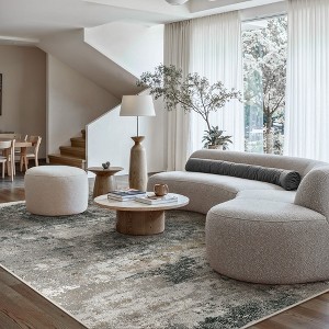 Abynow Medallion Distressed Persian Indoor Area Rug - 1 of 4