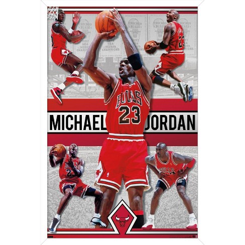 Basketball poster: Michael Jordan at the dunk