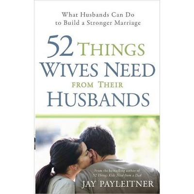 52 Things Wives Need from Their Husbands - by  Jay Payleitner (Paperback)