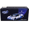 Maserati MC20 #2 White with Blue Stripes and Black Top "Maserati Performance Experience" 1/64 Diecast Model Car by BBR - 3 of 4