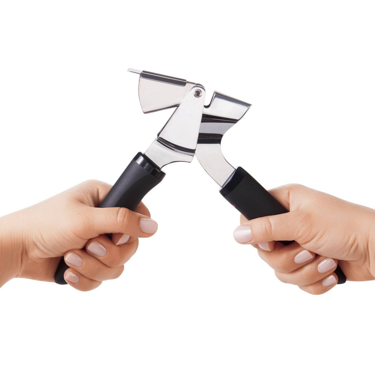 OXO Softworks Garlic Press: Chromed Steel & Plastic, Dishwasher-Safe, Garlic Mincer & Crusher, Black - thumbnail 7