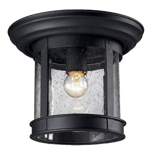 Z-Lite Outdoor Flush Mount 1 - Light Flush Mount in  Black - 1 of 1