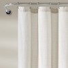 Lush Décor Linen Button Shower Curtain Single - 4 of 4