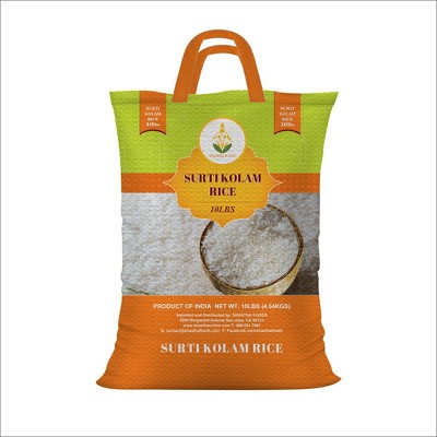 Shastha Surti Kolam Rice 10lbs , Pack of 2