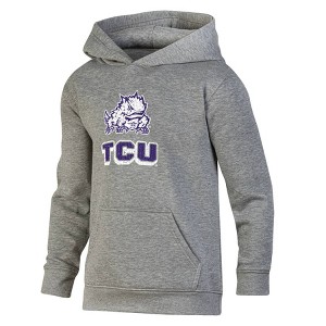 NCAA TCU Horned Frogs Boys' Gray Hoodie - 1 of 3