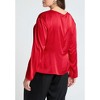 ELOQUII Women's Plus Size Shirred Body Top - 3 of 4