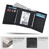 Generic Tri fold Leather Wallet for Men with RFID | Slim Wallets for Men - 3 of 4
