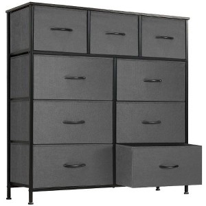 CAVINAS Tall Dresser for Bedroom, Fabric Chest of Drawers, Storage Cabinet with Water-Resistant Wooden Top for Closet/Nursery/Entryway - 1 of 4