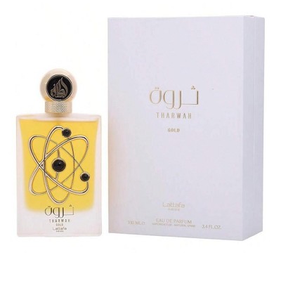 Lattafa Pride Tharwah Gold By Lattafa Eau De Parfum Spray 3.4 Oz