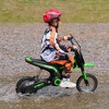 Aosom Electric Dirt Bike with Twist Grip Throttle, 24V 350W Electric Motorcycle Up to 15 MPH with Music Horn, Rear Suspension, for 13+ Years - 2 of 4