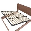 Kumasinova Queen/King Size Lift Storage Bed Frame,Large Grooved Undulating Wooden Platform Bed,Rustic Slatted Platform,No Spring Box Required,Natural - 4 of 4