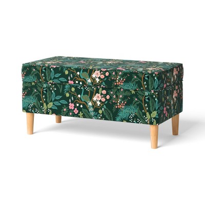 Rifle Paper Co. x Target Storage Bench Peacock