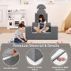 Kids Play Couch, 6Pcs Modular Kids Play Sofa for Playroom Bedroom, Kids Modular Couch Kids Convertible Sofa with Removable Cover - 3 of 4