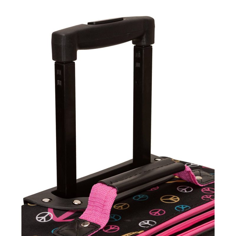 Rockland Fashion 2pc Softside Checked Luggage Set, 3 of 4