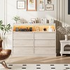 8 Drawer Dresser for Bedroom, Wide Wooden Chest of Drawers with Wide Top for Closet - 3 of 4