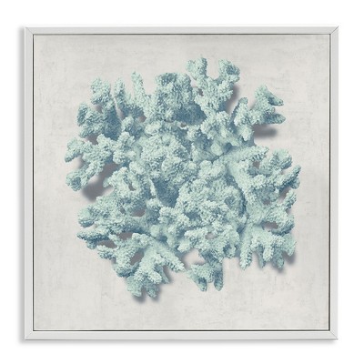 Stupell Industries Coral Blue Sea Beach Design, 17" x 17"