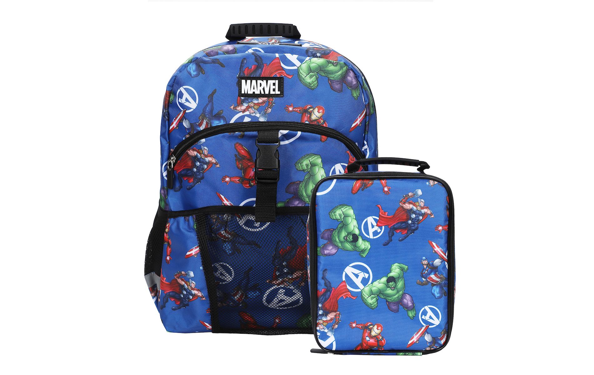 Marvel's Avengers Classic 2-Piece 16" Kids Backpack & Lunch Box Set For School And Travel