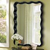 Beautyolove 20 in. W x 30 in. H Rectangle Black Wood Framed Wavy Wall Mirror - 3 of 4